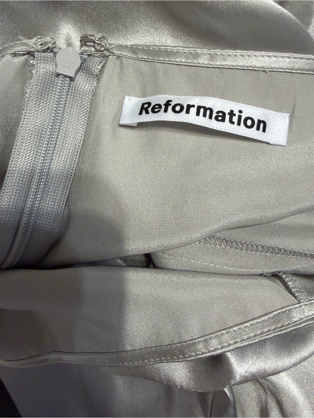 Reformation Silk Midi Skirt – Size 8 - Picture 8 of 9